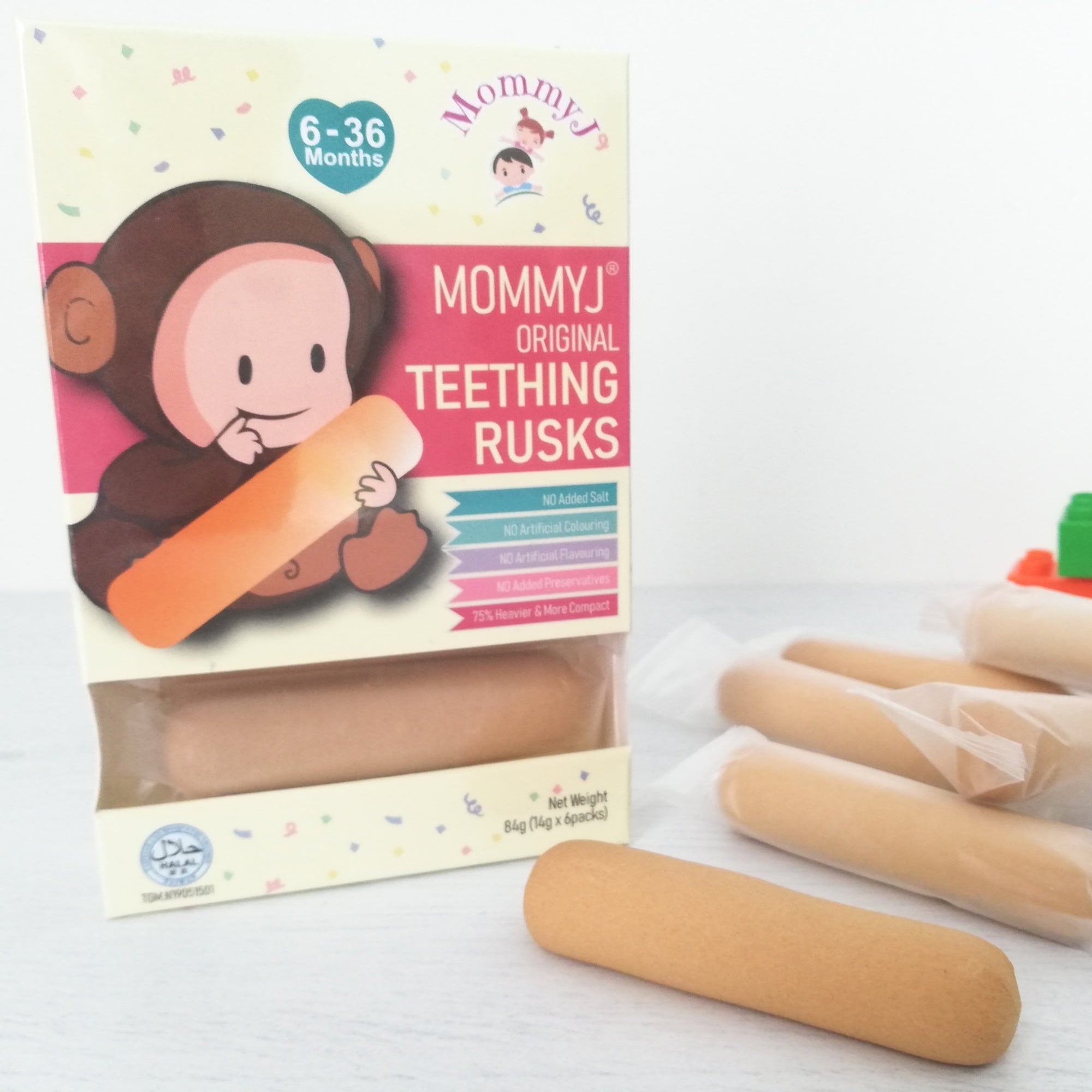 MommyJ Baby Teething Rusk for 6M+