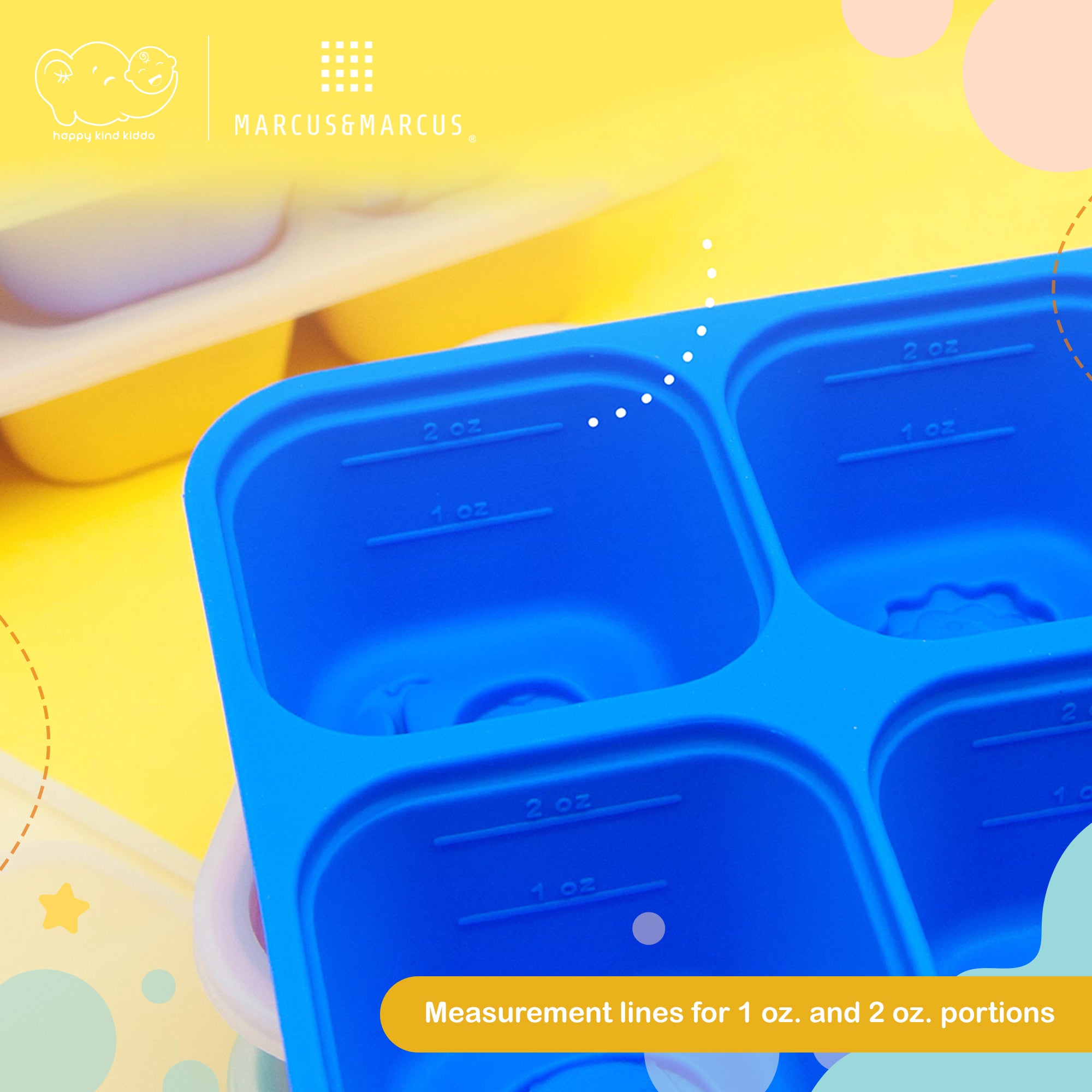 Marcus & Marcus Food Cube Tray (30mL x 8)