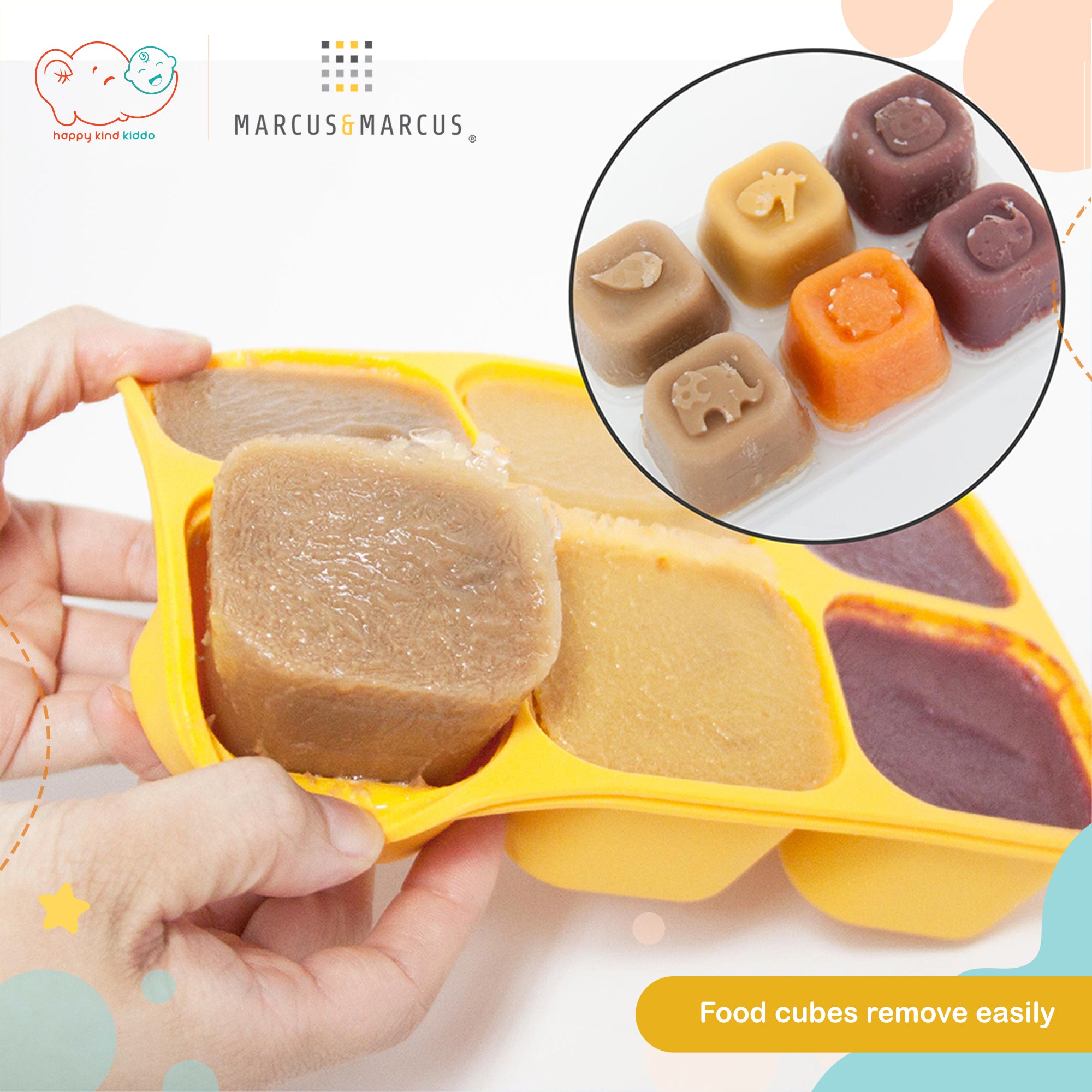 Marcus & Marcus Food Cube Tray (60mL x 6)