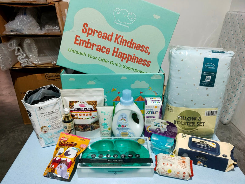 A packed Happy Kind Kiddo gift box, photo 12 of 21