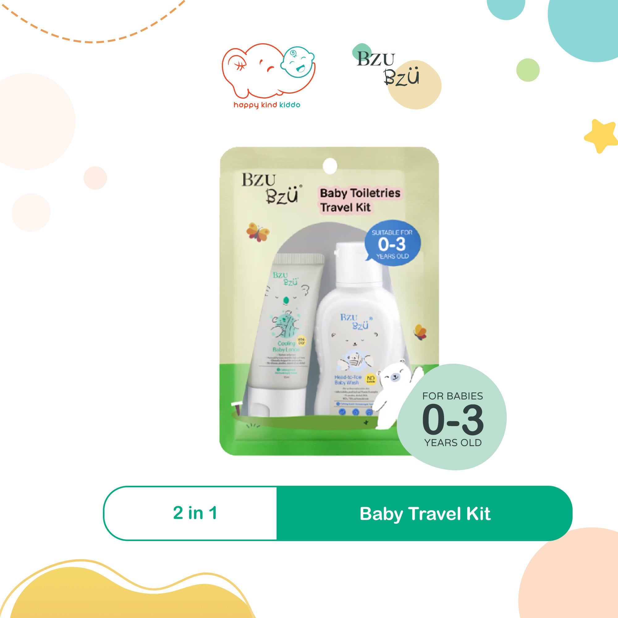 Bzu Bzu Baby Toiletries Travel Kit