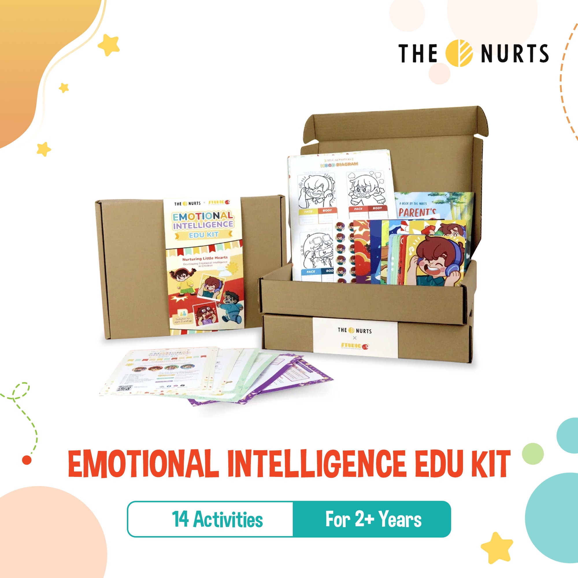 The Nurts EMOTIONAL INTELLIGENCE (EI) EDU KIT for 2Y+