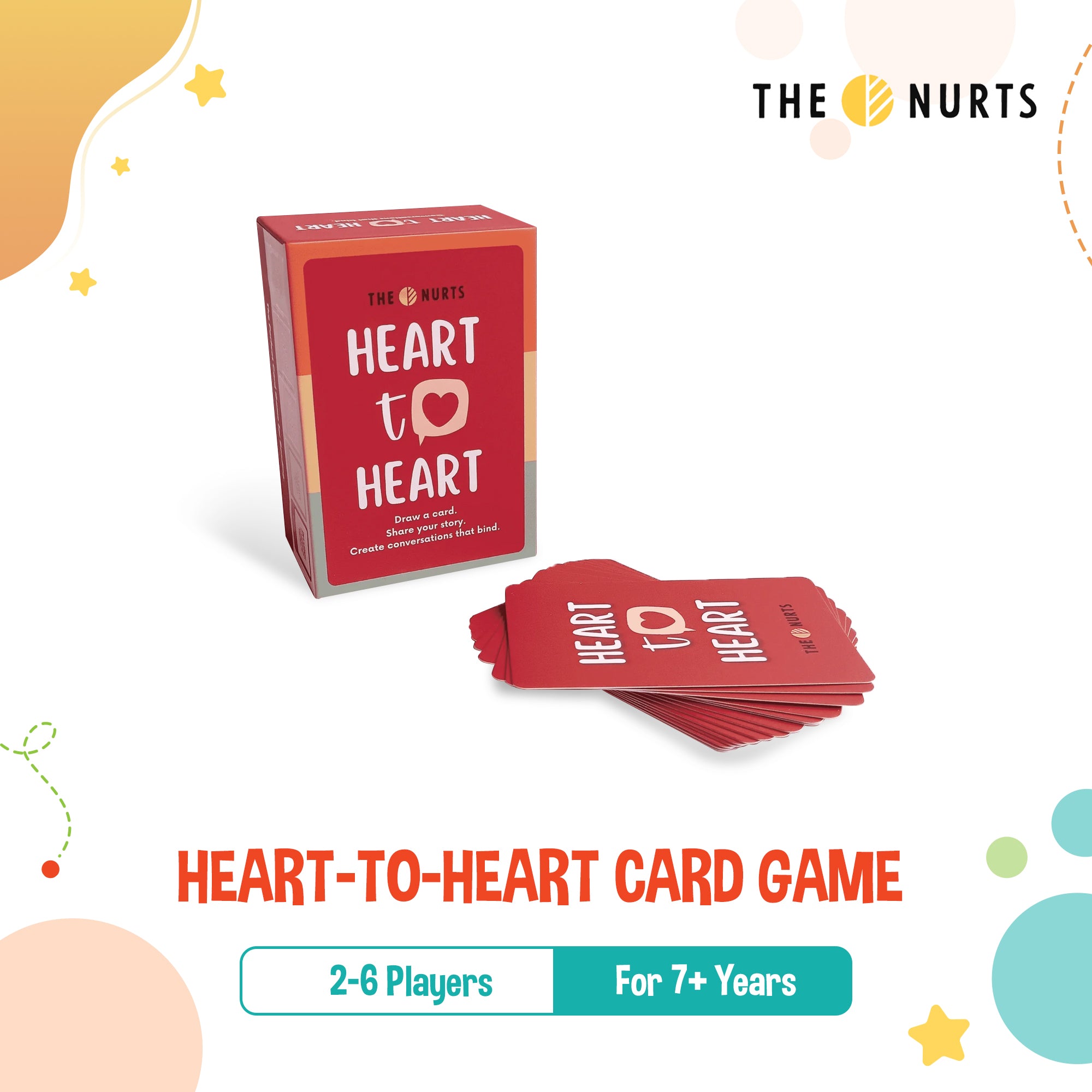The Nurts HEART-TO-HEART Card Game for 7Y+