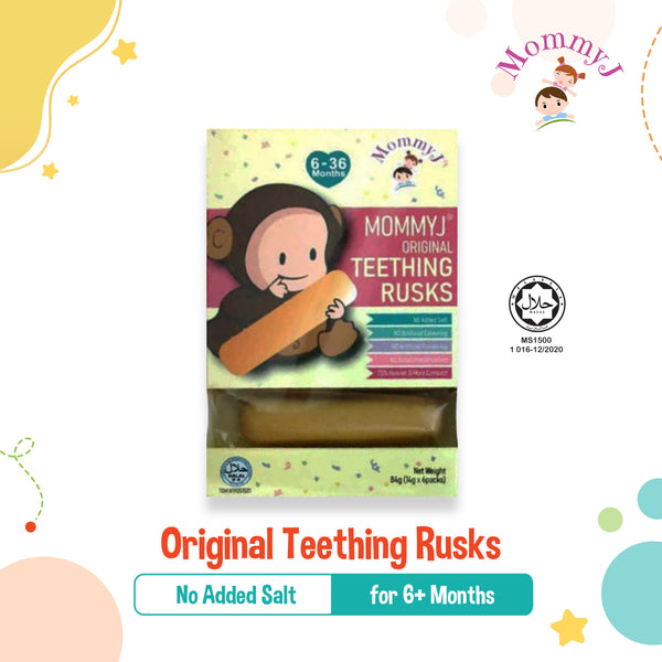MommyJ Baby Teething Rusk for 6M+
