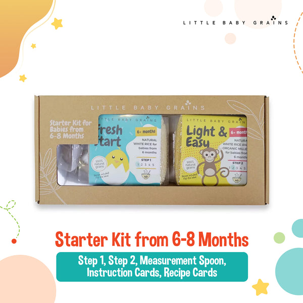 Little Baby Grains Starter Kit for Babies from 6 to 8 Months