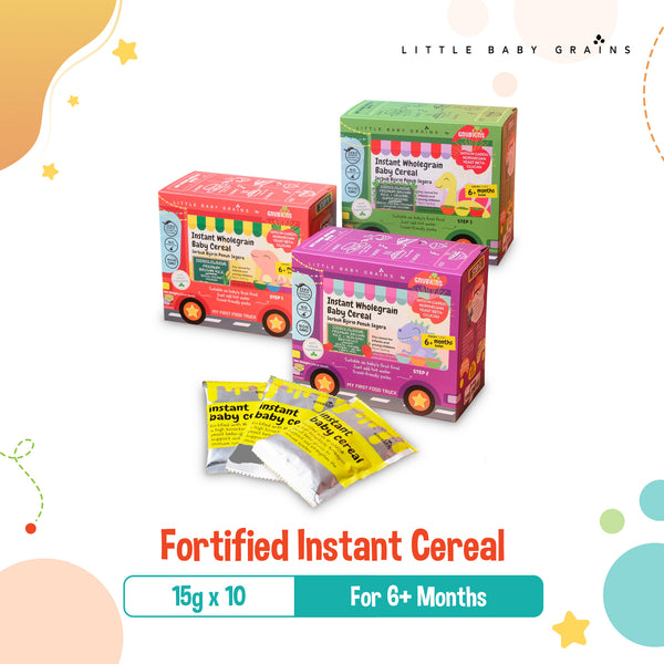 Little Baby Grains Premium Instant Wholegrain Baby Cereal for 6M+
