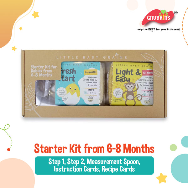 Gnubkins Starter Kit for Babies from 6 to 8 Months