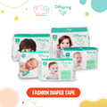 Offspring Chlorine-Free Fashion Diaper, TAPE