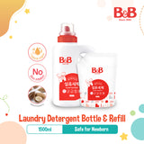 B&B Skin Protection Laundry Detergent, 1500ml Bottle or Refill