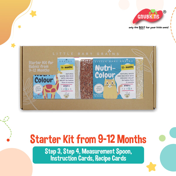 Gnubkins Starter Kit for Babies from 9 to 12 Months