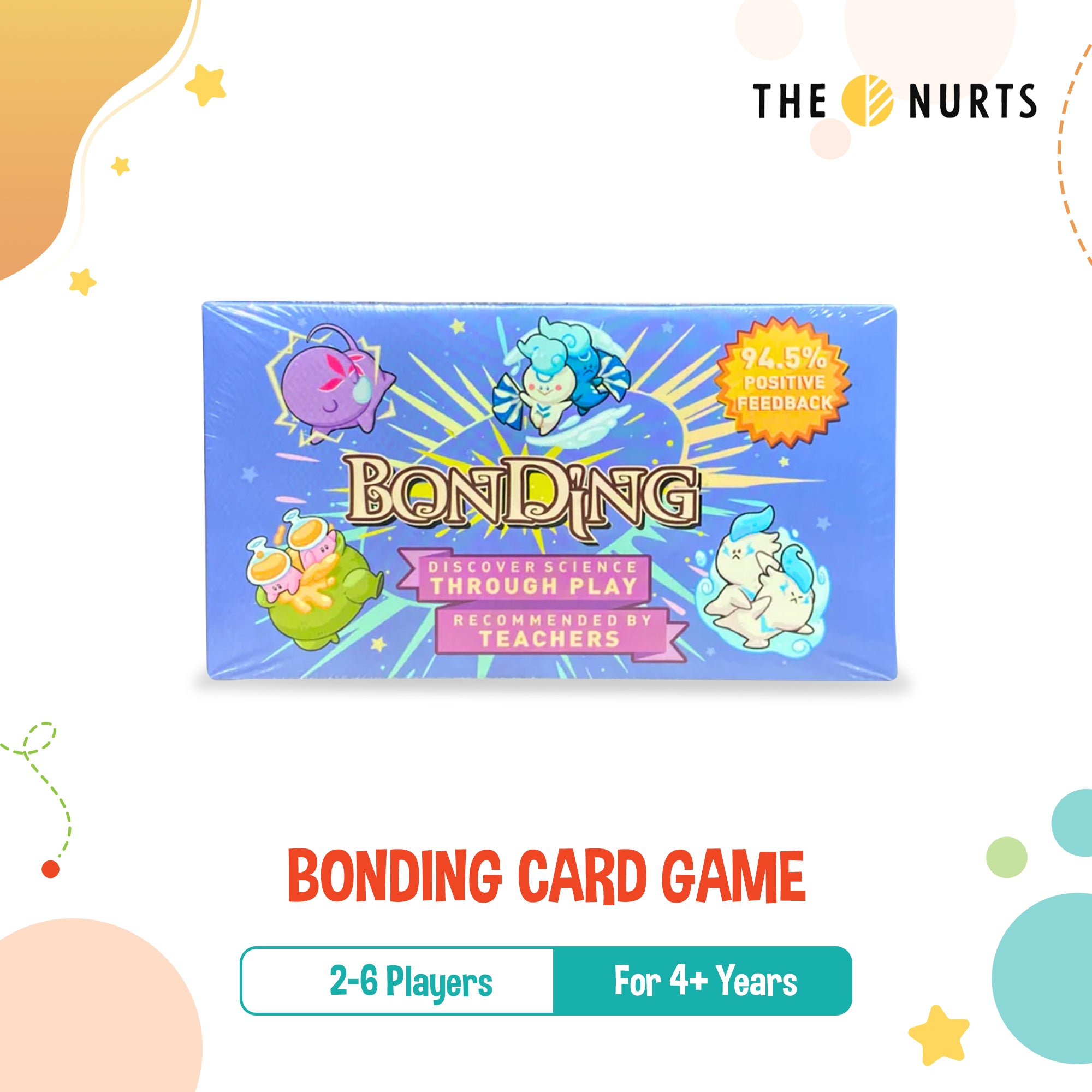 The Nurts BONDING Science-Themed Card Game for 4Y+