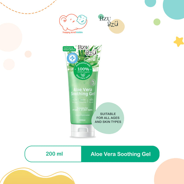 Bzu Bzu Aloe Vera Soothing Gel (200mL)