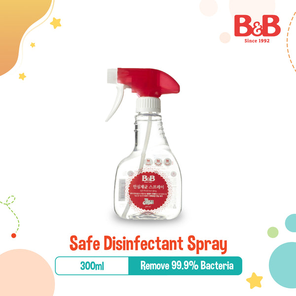 B&B Safe Disinfectant Spray, 300ml Bottle