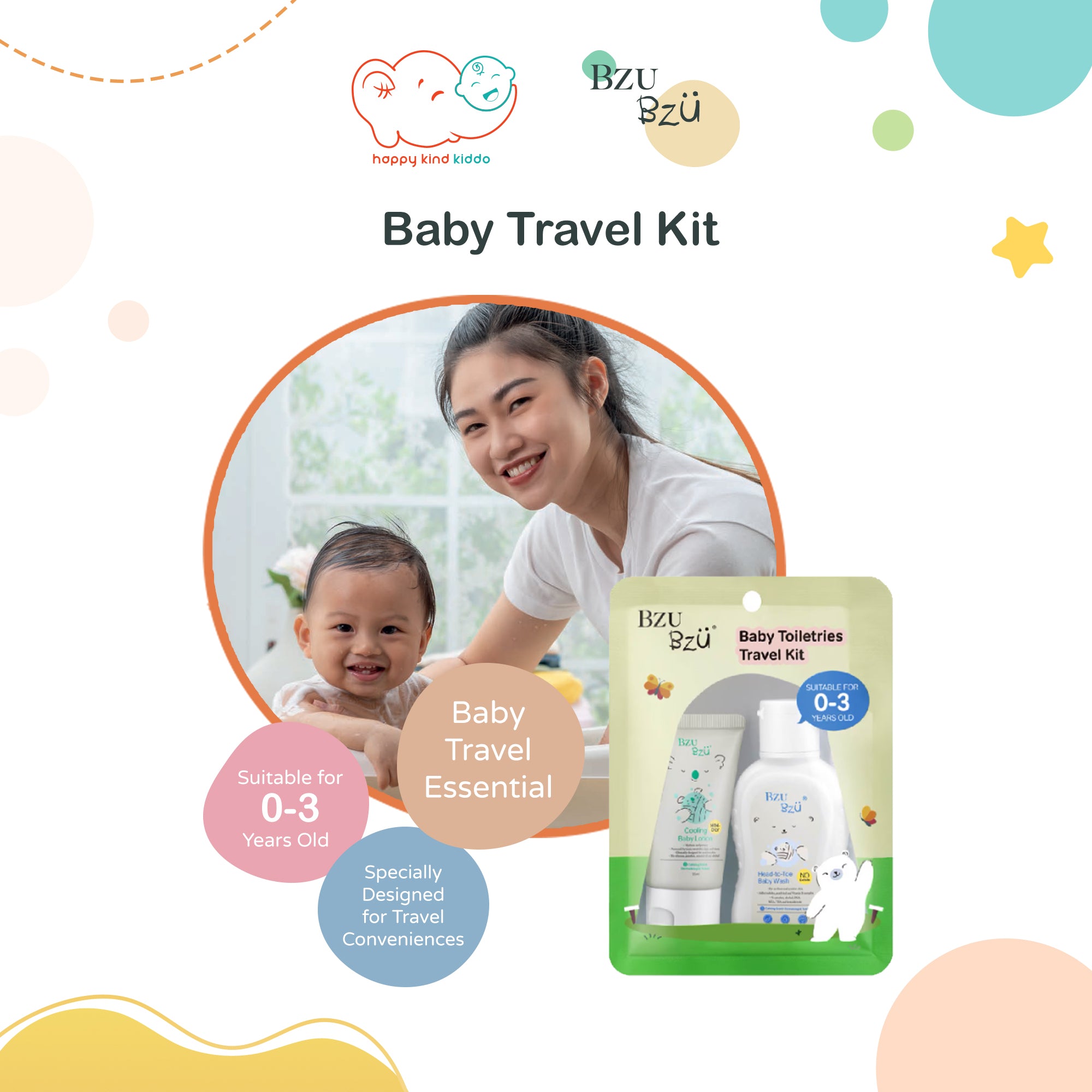 Bzu Bzu Baby Toiletries Travel Kit