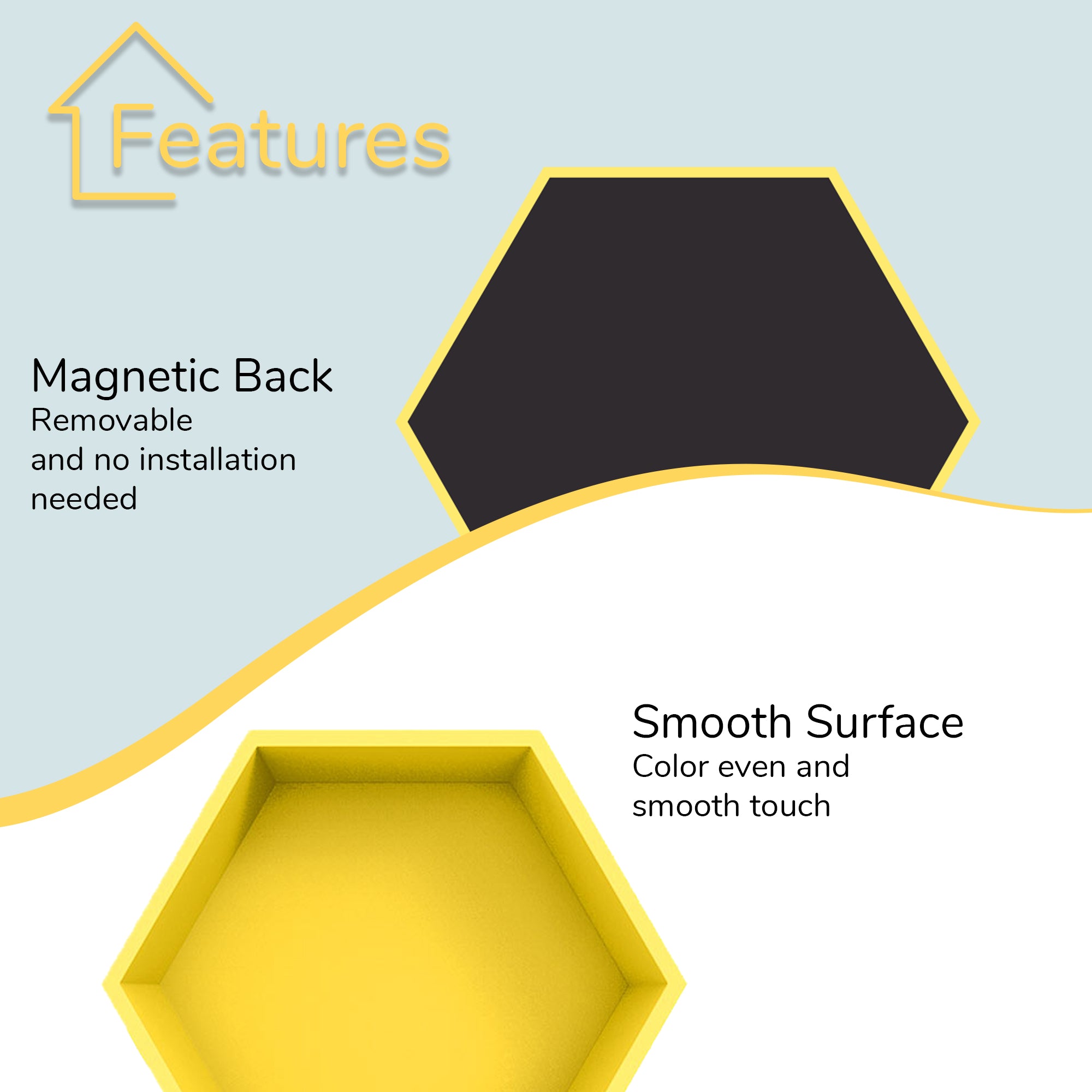 Magnetic Hexagon Rack for Happy Board