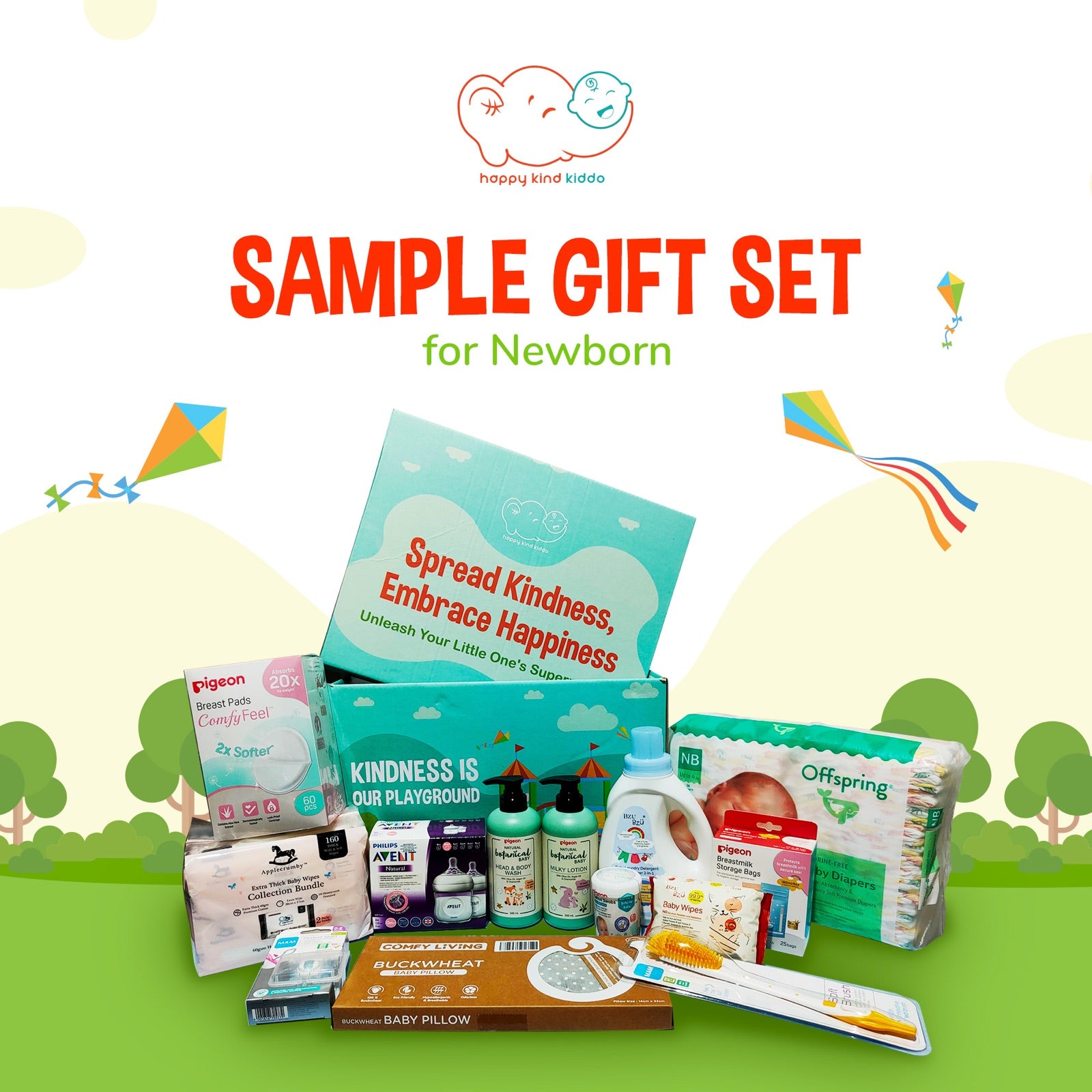 Sample gift set for newborn, key visual