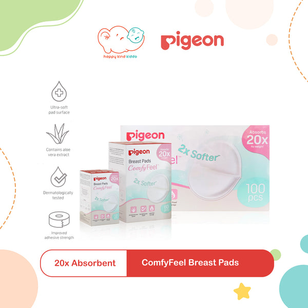 Pigeon ComfyFeel Breast Pads (12s, 60s, 100s)