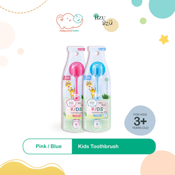 Bzu Bzu Kids Toothbrush (Pink or Blue)