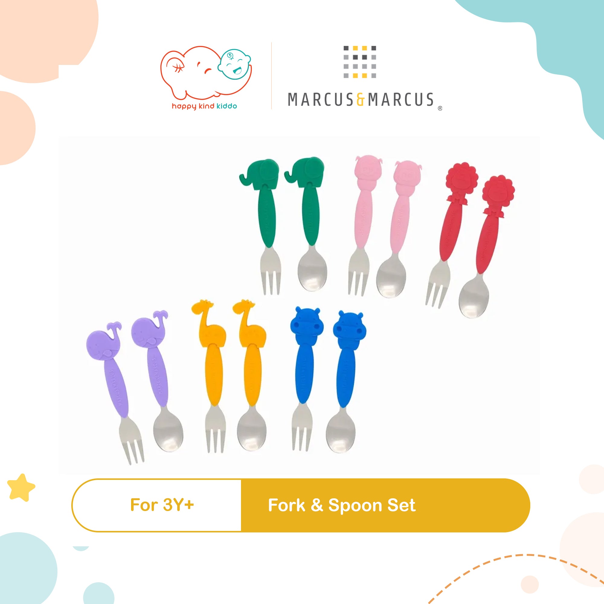 Marcus & Marcus Fork & Spoon Set for 3Y+