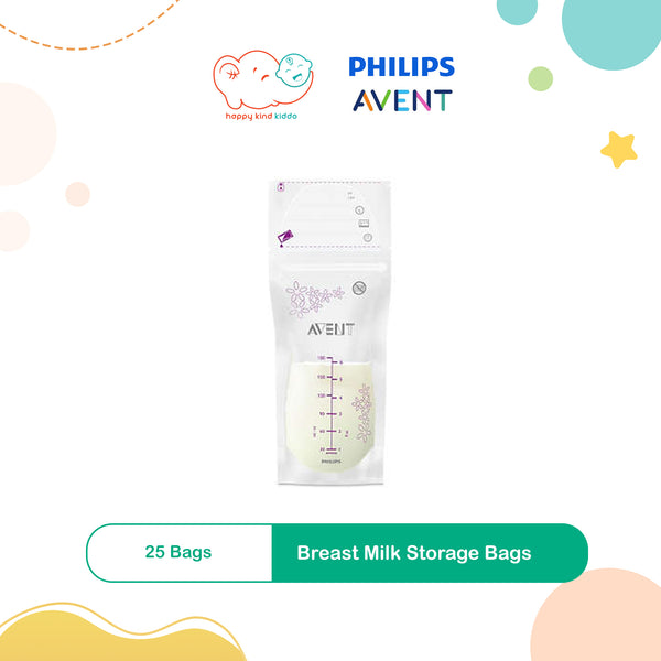 Philips Avent Breast Milk Storage Bags (25pcs), 6oz / 180mL