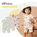 Little Lads & Lasses IT'S-A-WRAP KIMONO ROMPER from Newborn to 18M