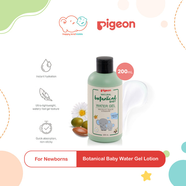 PIGEON Natural Botanical Baby Water Gel Lotion (200mL)