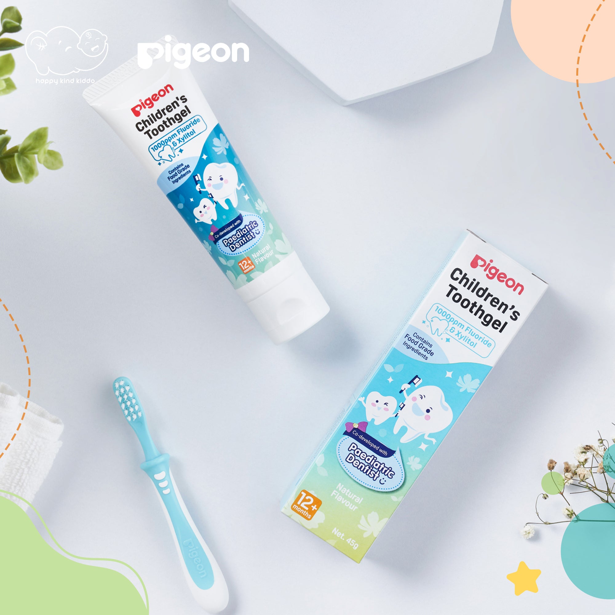 Pigeon Children Toothgel for 12M+ (45g)