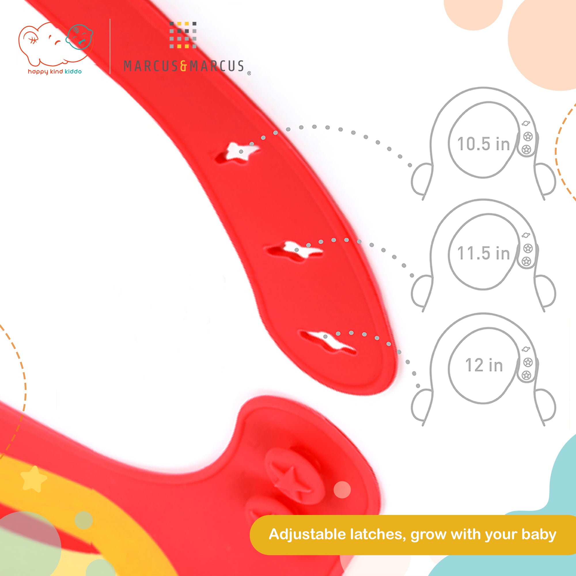 Marcus & Marcus Baby Bib for 6M+