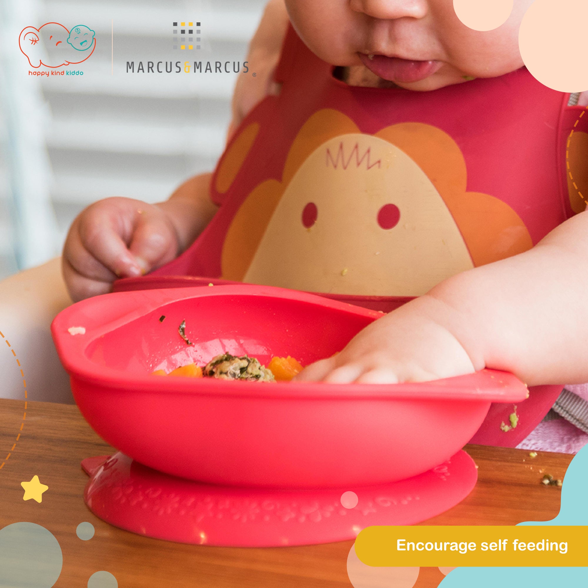 Marcus & Marcus Learning Suction Bowl for 12M+ (350mL)