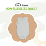 Little Lads & Lasses NIPPY SLEEVELESS ROMPER from Newborn to 18M