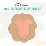 Little Lads & Lasses TO & FRO SHORT SLEEVE ROMPER from Newborn to 18M