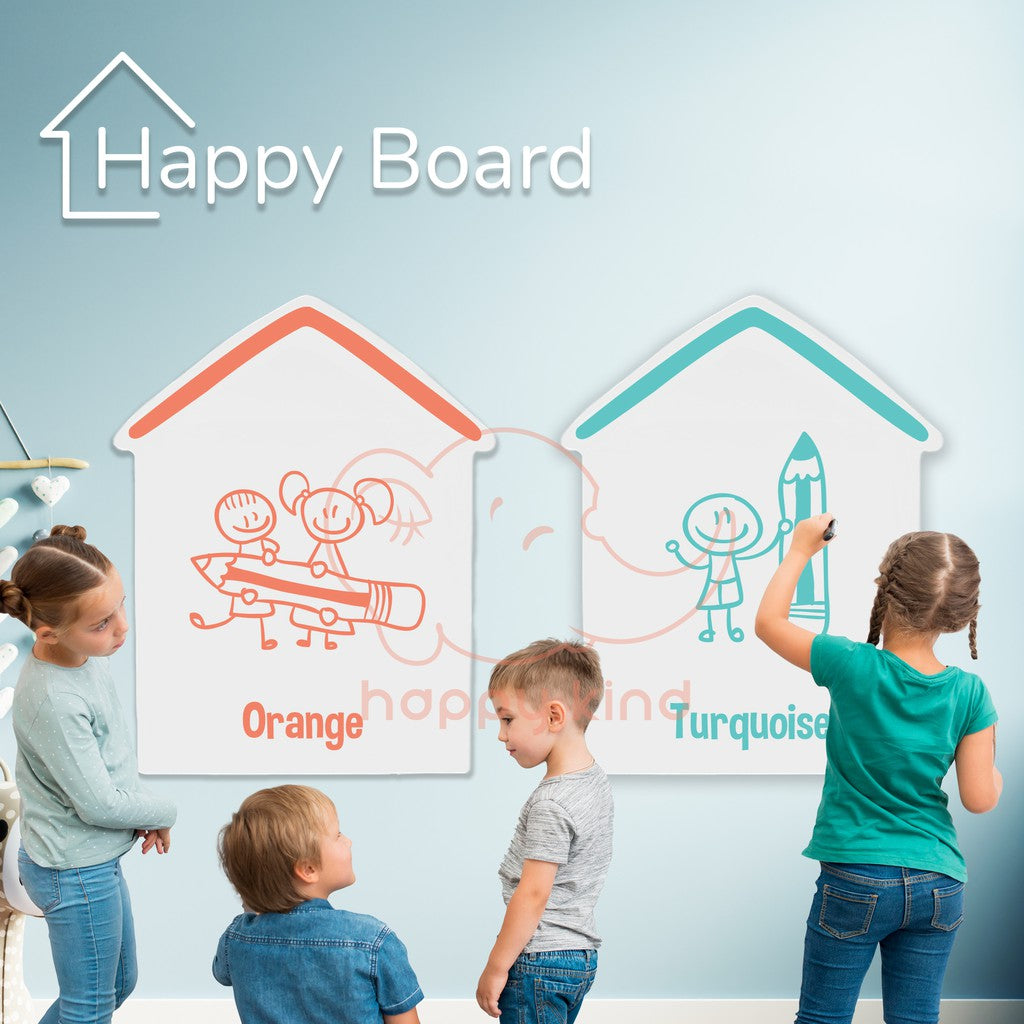 Happy Board for 3Y+, Magnetic Whiteboard Sticker with Mystery Gift ...