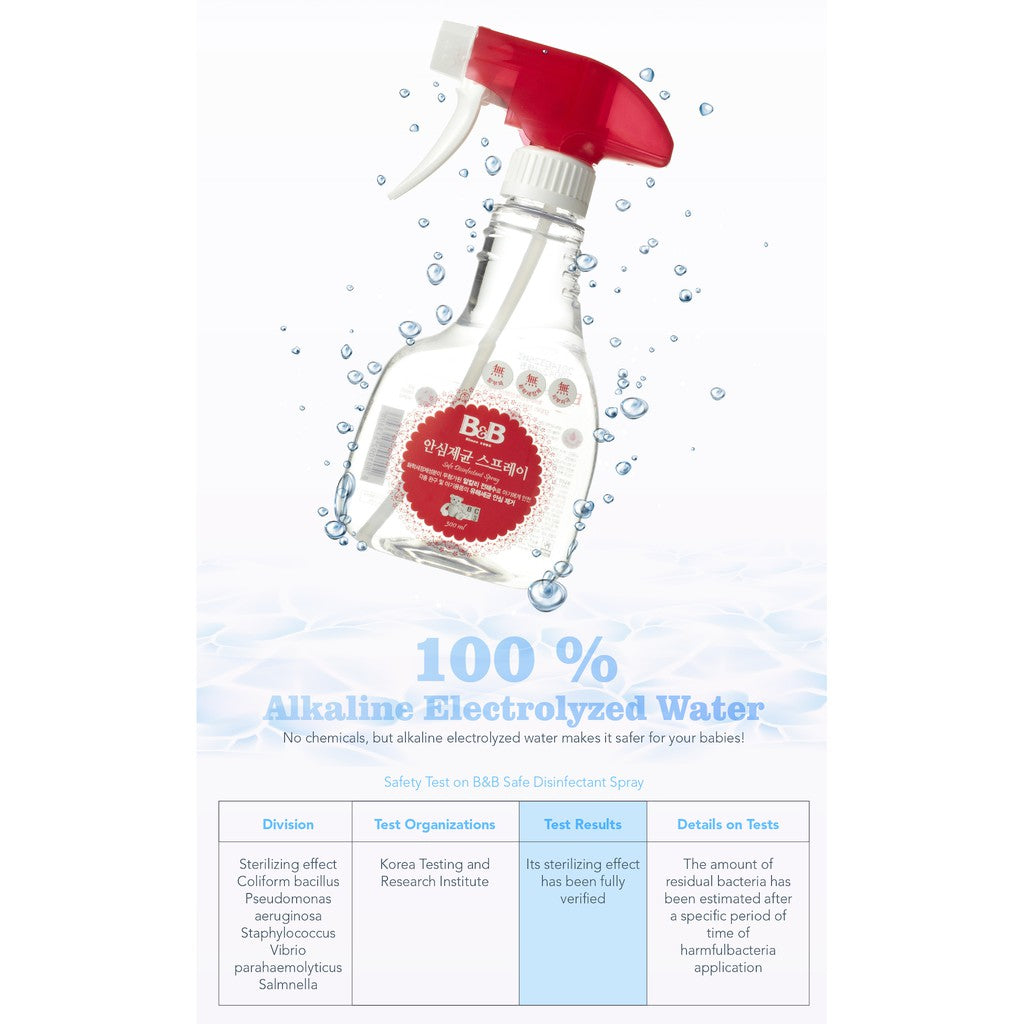 B&B Safe Disinfectant Spray, 300ml Bottle