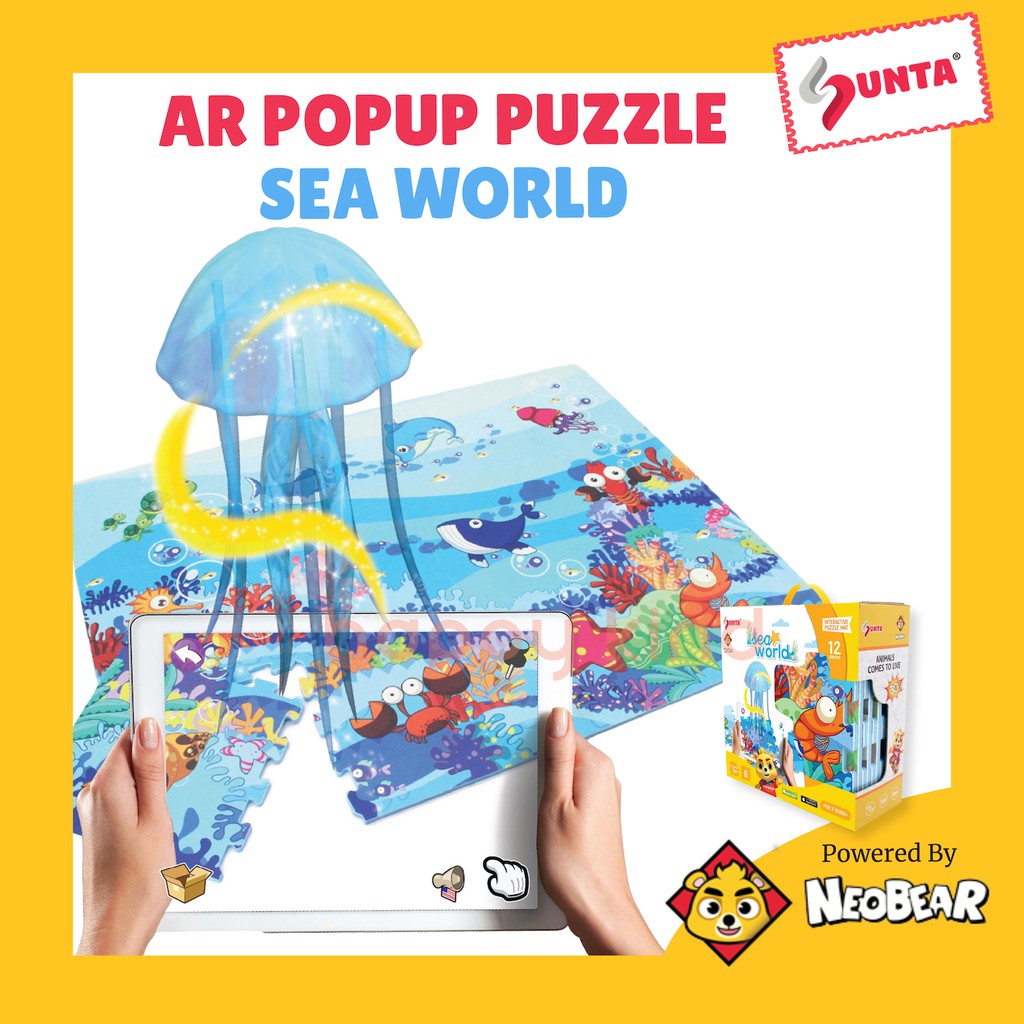 Augmented Reality AR Popup Puzzle (3 Themes) from Sunta