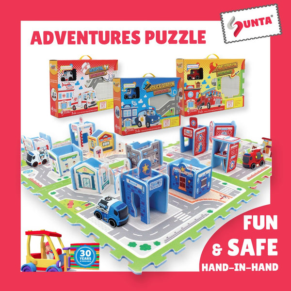 Adventures Puzzle Mat (3 Themes) from Sunta
